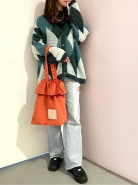 「& chouette（アンドシュエット）のアイテム」を使った、&chouette（アンドシュエット）さん（レディース・160cm）の秋コーディネート