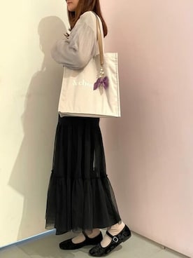 「& chouette（アンドシュエット）のアイテム」を使った、&chouette（アンドシュエット）さん（レディース・160cm）の秋コーディネート