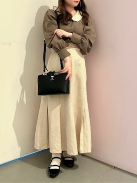 「& chouette（アンドシュエット）のアイテム」を使った、&chouette（アンドシュエット）さん（レディース・160cm）の秋コーディネート