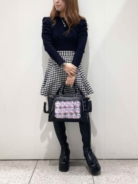 「& chouette（アンドシュエット）のアイテム」を使った、&chouette（アンドシュエット）さん（レディース・160cm）の秋コーディネート