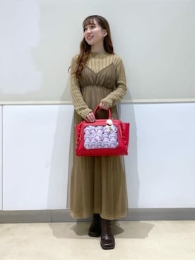 「& chouette（アンドシュエット）のアイテム」を使った、&chouette（アンドシュエット）さん（レディース・160cm）の秋コーディネート