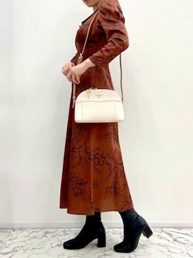 「& chouette（アンドシュエット）のアイテム」を使った、&chouette（アンドシュエット）さん（レディース・155cm）の春コーディネート