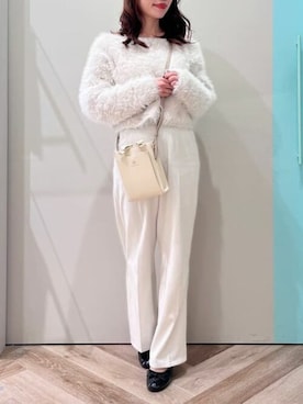 「& chouette（アンドシュエット）のアイテム」を使った、&chouette（アンドシュエット）さん（レディース・154cm）の春コーディネート