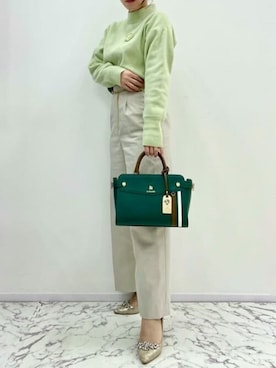 「& chouette（アンドシュエット）のアイテム」を使った、&chouette（アンドシュエット）さん（レディース・155cm）の春コーディネート