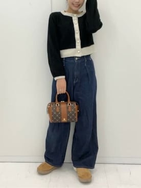 「& chouette（アンドシュエット）のアイテム」を使った、&chouette（アンドシュエット）さん（レディース・157cm）の春コーディネート