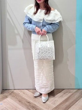 「& chouette（アンドシュエット）のアイテム」を使った、&chouette（アンドシュエット）さん（レディース・154cm）の春コーディネート