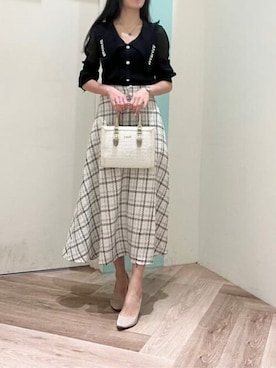 「& chouette（アンドシュエット）のアイテム」を使った、&chouette（アンドシュエット）さん（レディース・162cm）の春コーディネート
