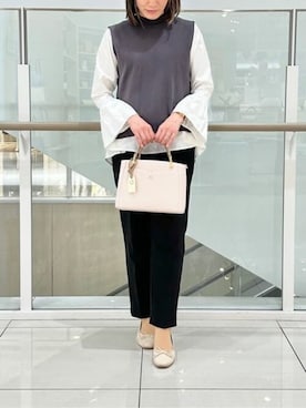 「& chouette（アンドシュエット）のアイテム」を使った、&chouette（アンドシュエット）さん（レディース・160cm）の春コーディネート