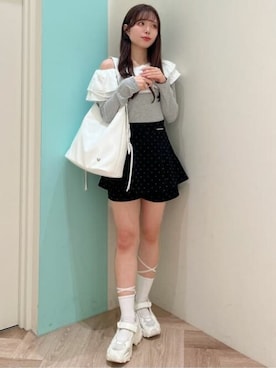「& chouette（アンドシュエット）のアイテム」を使った、&chouette（アンドシュエット）さん（レディース・158cm）の春コーディネート