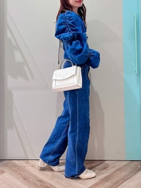 「& chouette（アンドシュエット）のアイテム」を使った、&chouette（アンドシュエット）さん（レディース・154cm）の夏コーディネート
