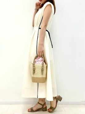 「& chouette（アンドシュエット）のアイテム」を使った、&chouette（アンドシュエット）さん（レディース・155cm）の夏コーディネート