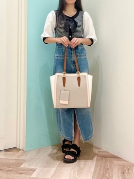 「& chouette（アンドシュエット）のアイテム」を使った、&chouette（アンドシュエット）さん（レディース・155cm）の夏コーディネート