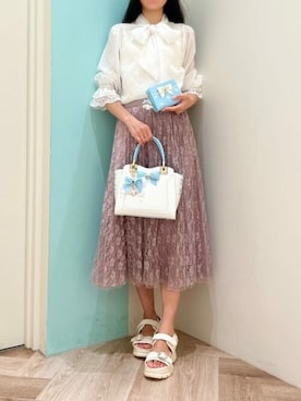 「アイテム（財布）」を使った、&chouette（アンドシュエット）さん（レディース・160cm）の夏コーディネート