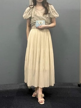 「アイテム（キーホルダー）」を使った、&chouette（アンドシュエット）さん（レディース・160cm）の夏コーディネート