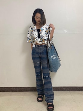 rairaiさん(レディース・159cm)の夏コーディネート