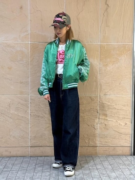 「HYSTERIC GLAMOUR（ヒステリックグラマー）のアイテム」を使った、rairaiさん（レディース・159cm）の秋コーディネート
