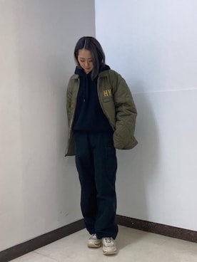 「HYSTERIC GLAMOUR（ヒステリックグラマー）のアイテム」を使った、rairaiさん（レディース・159cm）の秋コーディネート