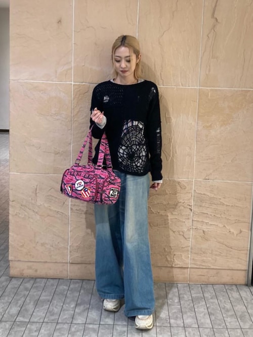 PATCH SCRATCH ミニボストンバッグ（ボストンバッグ）｜HYSTERIC