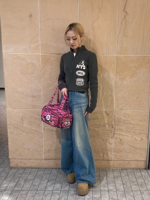 PATCH SCRATCH ミニボストンバッグ（ボストンバッグ）｜HYSTERIC