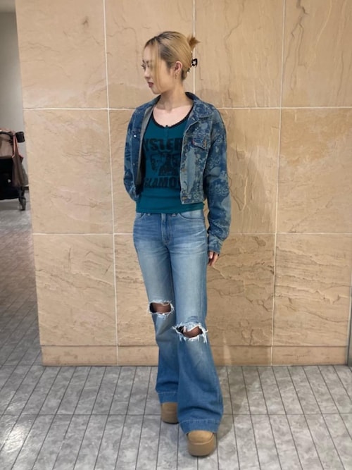 ローライズフレアデニムパンツ（デニムパンツ）｜HYSTERIC GLAMOUR