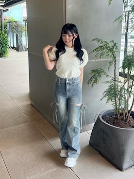 「MAJESTIC LEGON（マジェスティックレゴン）のアイテム」を使った、ちゃんみゆさん（レディース・148cm）の秋コーディネート