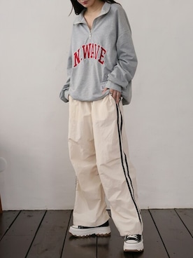 「Ulysses（ユリシス）のアイテム（パンツ）」を使った、Ulyssesさん（レディース・158cm）の冬コーディネート