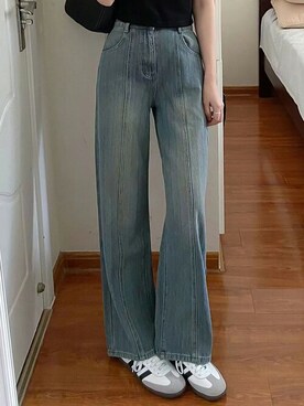 「Ulysses（ユリシス）のアイテム（パンツ）」を使った、Ulyssesさん（レディース・155cm）の春コーディネート