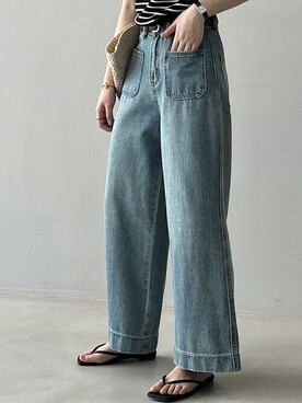 「Ulysses（ユリシス）のアイテム（パンツ）」を使った、Ulyssesさん（レディース・163cm）の春コーディネート