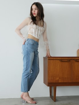 「Ulysses（ユリシス）のアイテム（パンツ）」を使った、Ulyssesさん（レディース・158cm）の春コーディネート