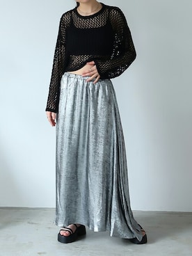 「LAFFMO（ラフモ）のアイテム」を使った、Ulyssesさん（レディース・158cm）の春コーディネート