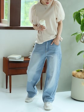 「Ulysses（ユリシス）のアイテム（パンツ）」を使った、Ulyssesさん（レディース・158cm）の春コーディネート