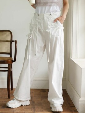 「Ulysses（ユリシス）のアイテム（パンツ）」を使った、Ulyssesさん（レディース・158cm）の春コーディネート