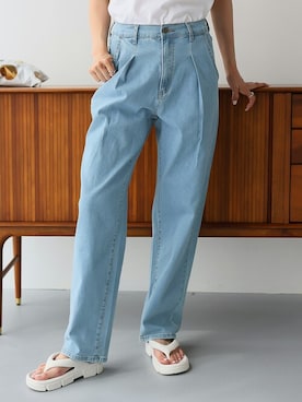 「Ulysses（ユリシス）のアイテム（パンツ）」を使った、Ulyssesさん（レディース・158cm）の春コーディネート