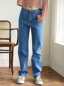 「Ulysses（ユリシス）のアイテム（パンツ）」を使った、Ulyssesさん（レディース・158cm）の春コーディネート