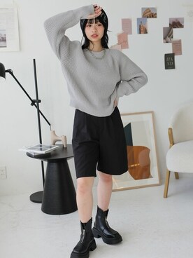 「サムホール」｜Ulyssesさん（レディース・163cm）の秋コーディネート