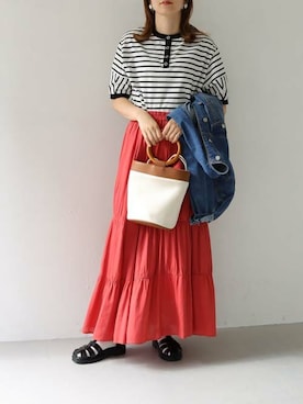 nishi3さん（レディース・161cm）の夏コーディネート