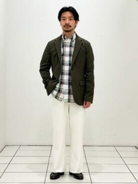 EDIFICE OFFICIALさん（メンズ・170cm）の春コーディネート