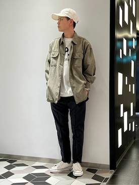 「グラミチ別注」｜EDIFICE OFFICIALさん（メンズ・169cm）の春コーディネート
