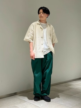 EDIFICE OFFICIALさん（メンズ・169cm）の夏コーディネート