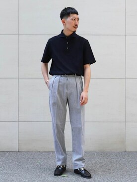 EDIFICE OFFICIALさん（メンズ・177cm）の夏コーディネート