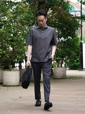 EDIFICE OFFICIALさん（メンズ・168cm）の夏コーディネート