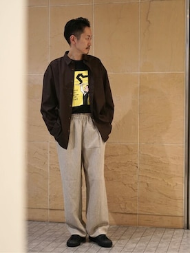 EDIFICE OFFICIALさん（メンズ・168cm）の夏コーディネート