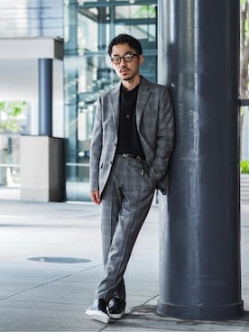 EDIFICE OFFICIALさん（メンズ・169cm）の秋コーディネート