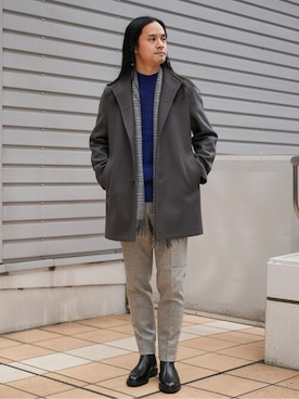 EDIFICE OFFICIALさん(メンズ・174cm)の冬コーディネート