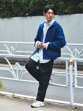 EDIFICE OFFICIALさん(メンズ・171cm)の冬コーディネート