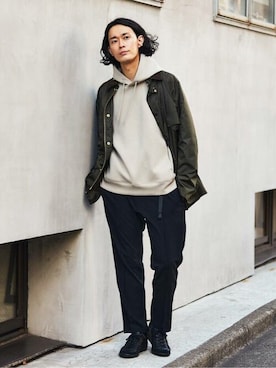 EDIFICE OFFICIALさん（メンズ・178cm）の冬コーディネート