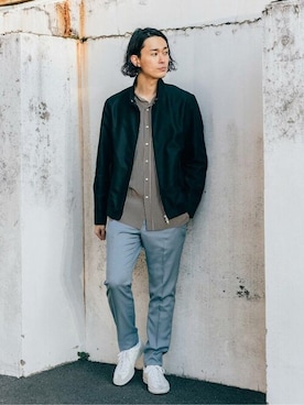 EDIFICE OFFICIALさん（メンズ・178cm）の春コーディネート