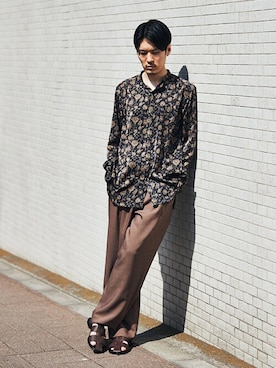 EDIFICE OFFICIALさん（メンズ・171cm）の春コーディネート