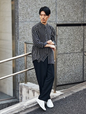 EDIFICE OFFICIALさん（メンズ・171cm）の春コーディネート