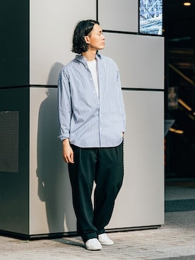 EDIFICE OFFICIALさん（メンズ・171cm）の春コーディネート